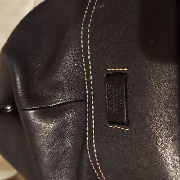 Coach Bags Coach Black Leather Tote With Shoulder Strap Poshmark